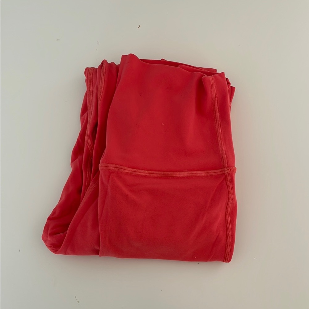 Lululemon raspberry align leggings 28"
